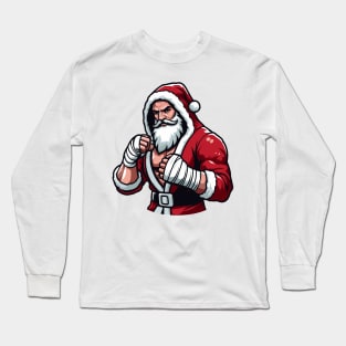 Santa "Fighter" Claus Long Sleeve T-Shirt